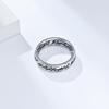 Women's Simple Fashion Titanium Steel Ring 2.8mm Thick Inside and Outside Rot Engraved Stainless Steel Men's Casual Jewellery