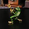 Enamel Frog Prince Playing Piano Jewelry Box Trinket Storage Box Flip Dust-proof Creative Home Ornament Gift