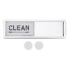 Dishwasher Magnet Clean Dirty Sign Stainless Steel Non Scratch Dishwasher Clean Dirty Indicator