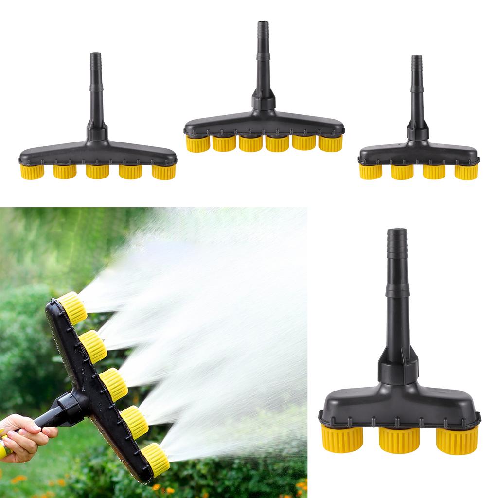 Garden Agriculture 3/4/5/6 Way High Flow Atomizing Nozzle 1" 1.2" Garden Lawn Sprinkler Farm Irrigation Spray Adjustable Nozzle