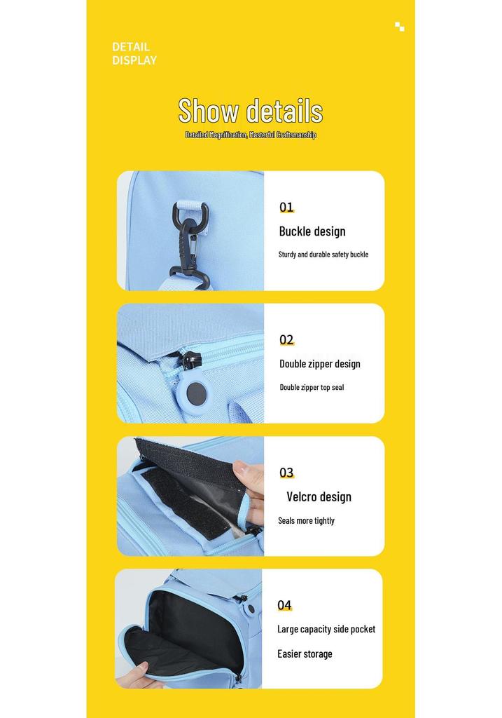 Kids' Fitness Dance Travel Bag - Casual, Lightweight, Handheld & Single Shoulder Sports Storage