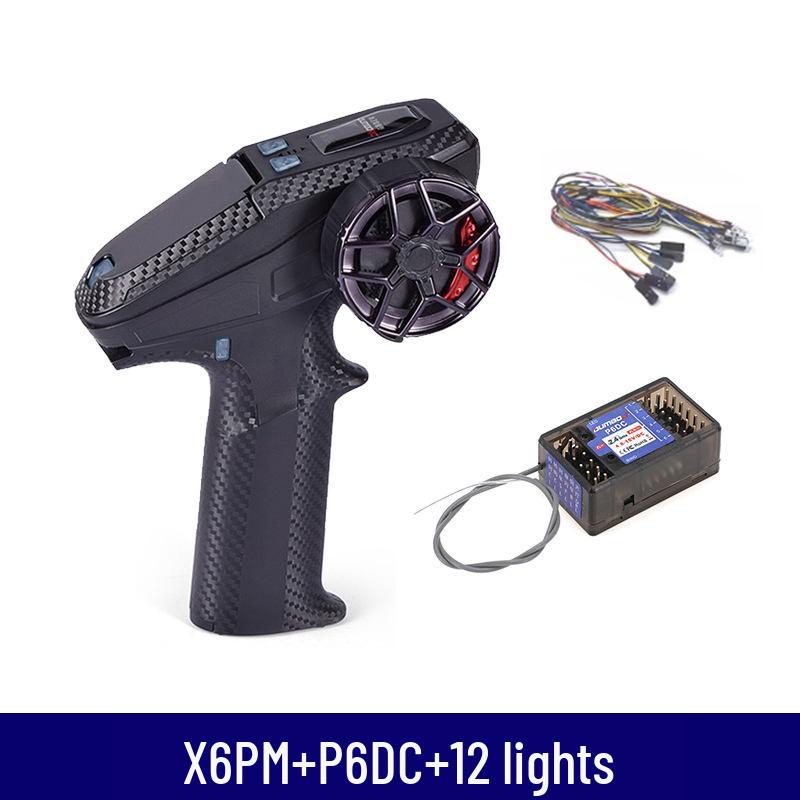 Dumbo RC Mini X6PM Pistol Grip Remote Control Car/Boat/Tank with Mixed Steering and Proportional Throttle Control
