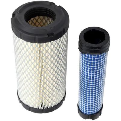 Kit de Filtre à Air 6673752 & 6673753 Compatible avec les Mini-Pelles BOBCAT 319 322 323 324 E08 E10 E10z E14 E16 E17 E17z E19 418 E20 E20z E25 E26