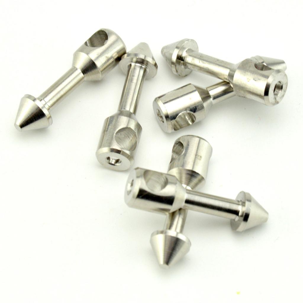 2/6Pcs Stainless Spearfishing Wishbone Spearfishing Insert Divers Speargun Band Divers Fishing Tackle Tool Accessories