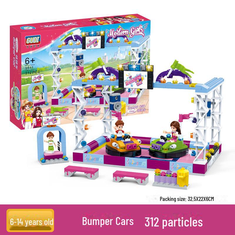 Kompatibilní s Lego: Goody 9611 Princess Fantasy Castle Building Blocks - Puzzle montážní hračky pro dívky