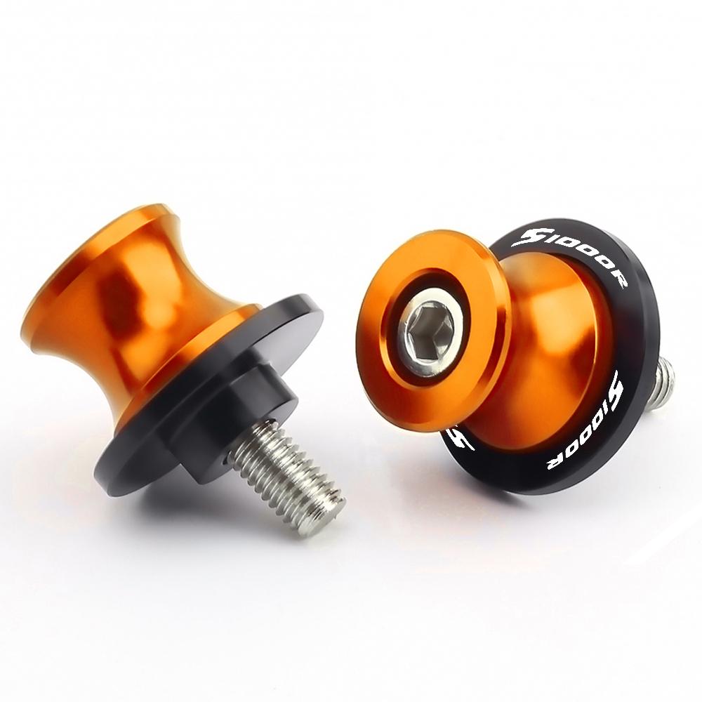 For BMW S1000R S1000RR S1000 R RR 2009-2025 2024 Swingarm Spools Sliders Stand Screws CNC Motorcycle Accessories M8 Bolts