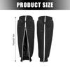 Motorcycle Leg Warmers Thickened Leg Warmers For Women Men Waterproof Leg Gaiters Snowproof Knee Brace With Reflective Strips