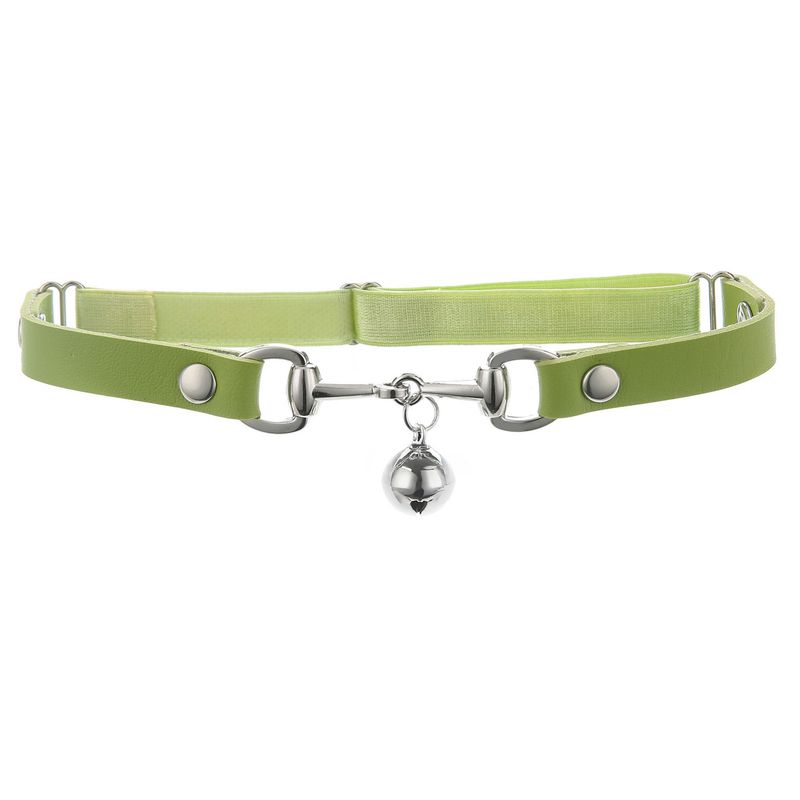 

Милое кольцо на бедро из кожи с колокольчиком, готический, сексуальный браслет на ногу, кольцо на ногу, субкультура, стиль Харадзюку, панк-украшение, стиль Y2g Light green one