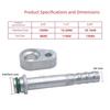 Aluminum Air Conditioning Pipe Joint Eco-friendly Pipe Head Car a/C Repair Parts  AC System Service