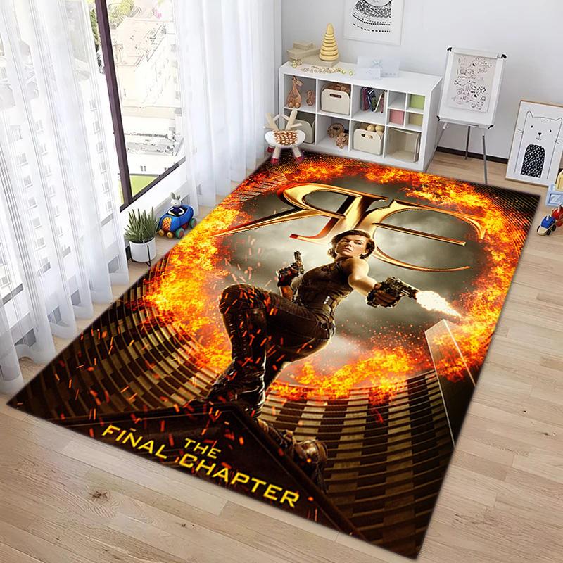 Sci-Fi game Resident Evil, Umbrella Corporation, soft carpet, home living room, office chair pad, door mat, door mat carpet U9