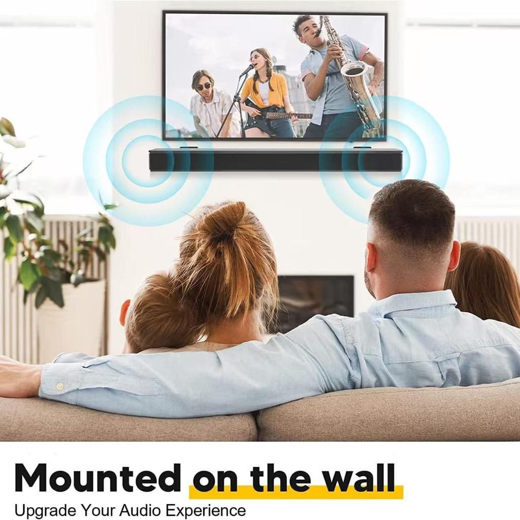 2PCS Carbon Steel Soundbar Wall Mount Bracket - Easy Install