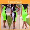 Elegant Colorful Sexy Fashion Bodycon Women Dress Sleeveless Fit Leisure Slim Design