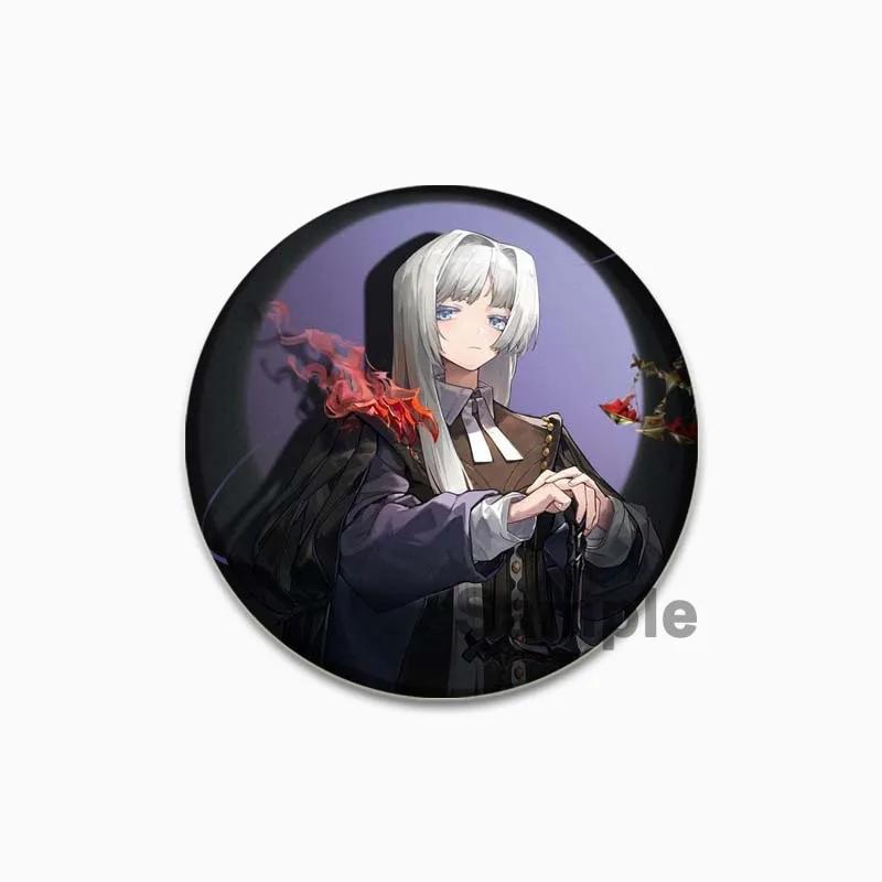 32/44/58mm Electronic Role Playing Games Badge Spathodea Ezra Desert Flannel Brooches Handmade Lapel Pins for Clothes Hat Backpack Jewelry