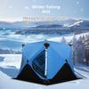  Guest Ice Fishing Tent Outdoor Tent Camping Tent Thickened Quilted Cotton Tent Extreme Cold Warmth Anti-Wind Waterproof