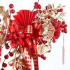 Chinese New Year Decorations Window Lucky Cats Wreath for Holiday Home Decor