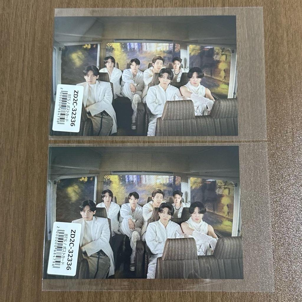[USED] BTS PERMISSION TO DANCE Universal Studios Japan Postcards (2 pieces)