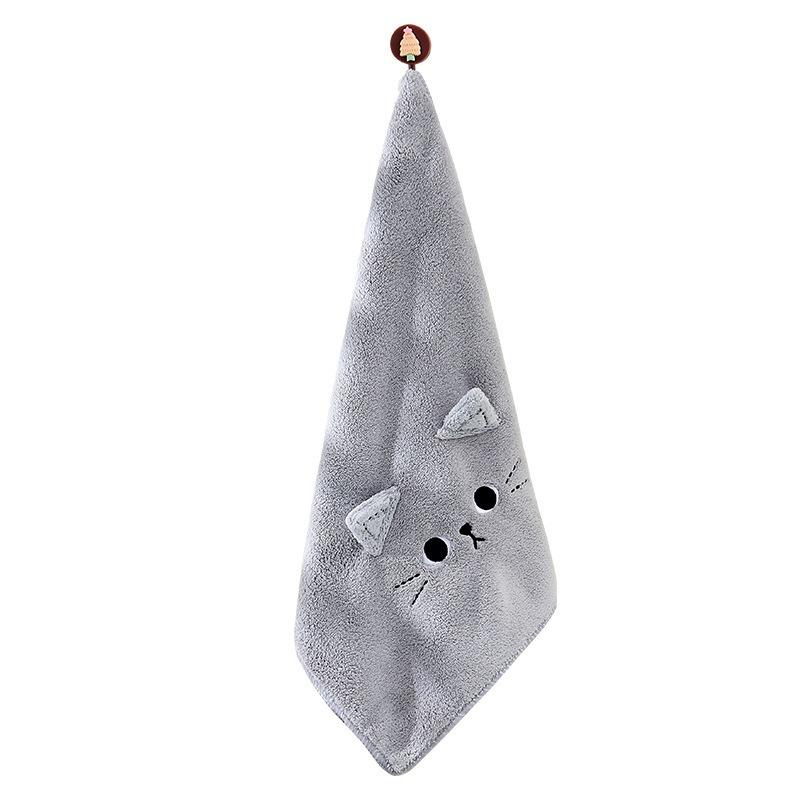 Cute Microfiber Hair Towel Wrap Ultra Soft Hair Wrap Towels for Women Absorbent Fast Drying Hair Turban  Cartoon Cat 35x75cm