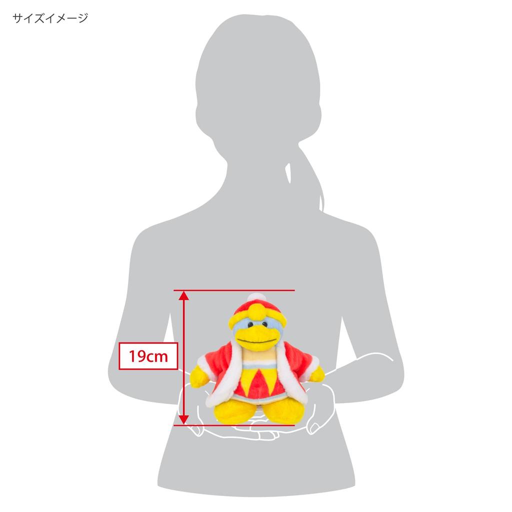 San-ei Boeki Kirby's Dream Land Kororon Friends King Dedede Plush Toy W17×D9.5×H19cm KF07