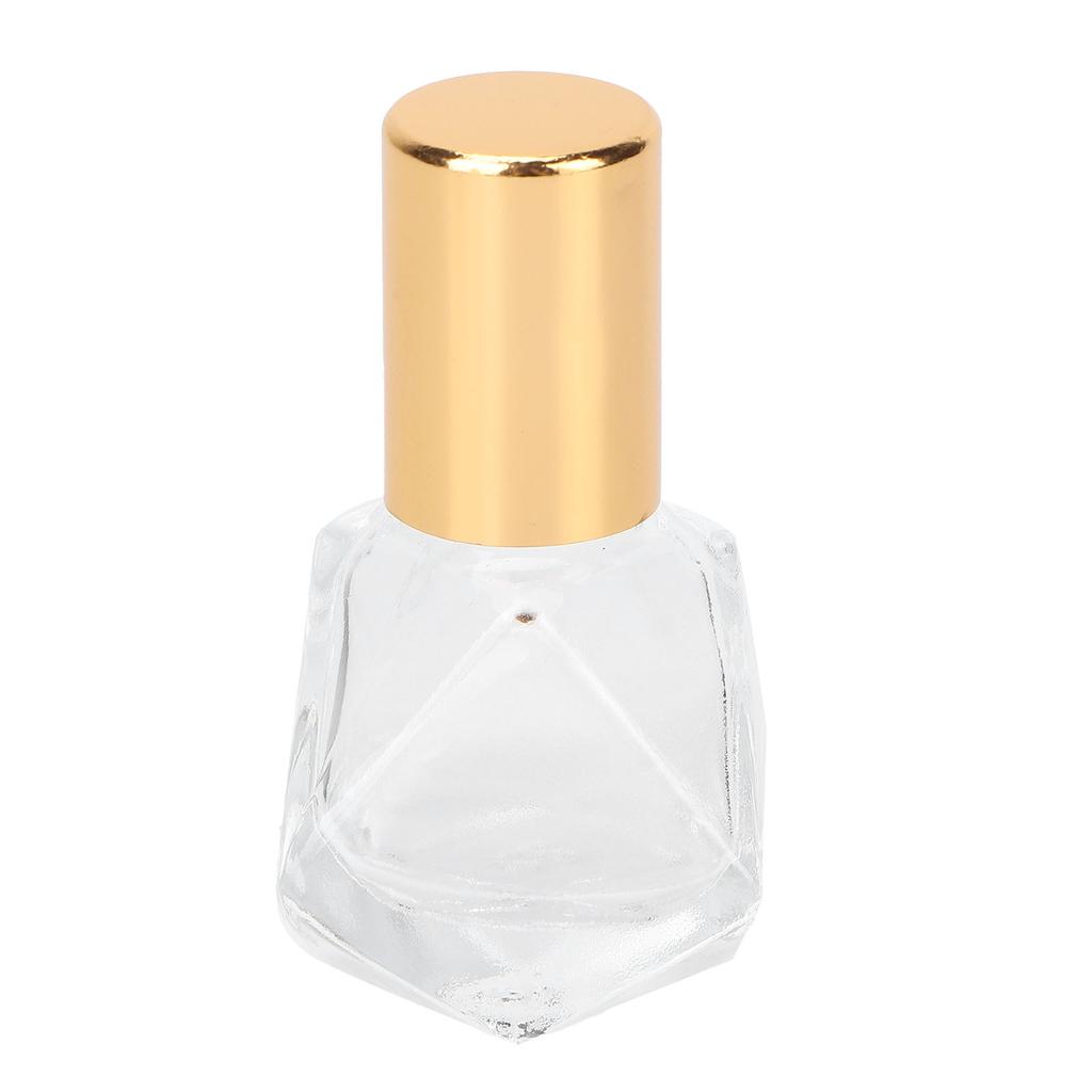 Professional Glass Perfume Roller Bottle Portable Essential Oil Roll On Bottles 8MLGold Lid
