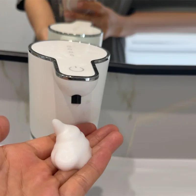 350ML Touchless Tabletop Or Wall-Mounted 4-Levels Adjustable Foam/Liquid Automatic Smart Sense Soap Dispenser Hand Wash Machine