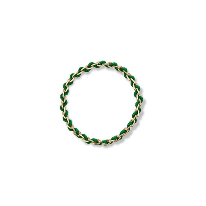 LUNNE 14k Silk Chain Ring (14k Gold) #LFR04