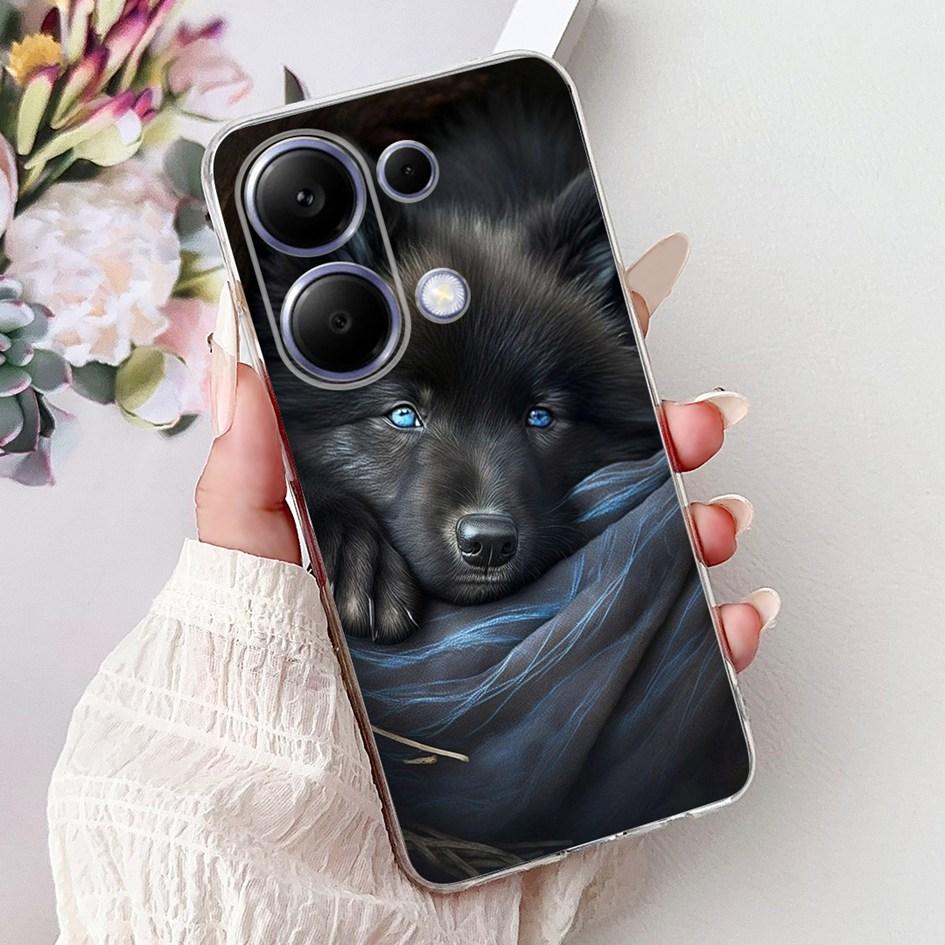 Pro pouzdro Xiaomi Redmi Note 13 Kryt Note 13 Pro Populární malovaný květinový měkký silikonový kryt na telefon Pro Redmi Note13 Pro 4G 5G Funda
