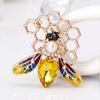 1-piece Women's Bee Brooch, Drip-painted, Unique Insect-themed Corsage Pin, Versatile and Fashionable Jewelry.