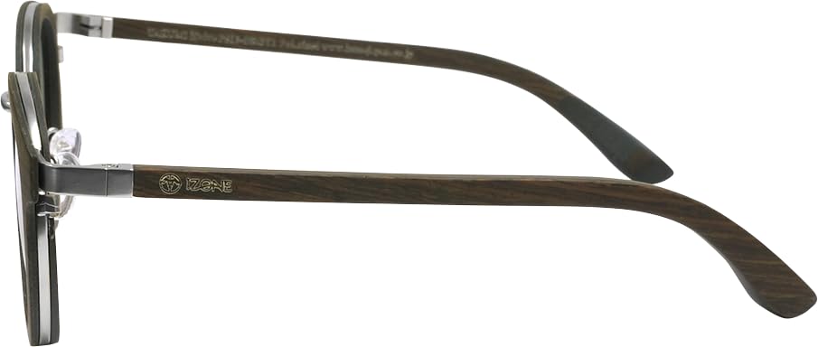 iZONE Polarized Wooden UV WOOD IDRIVE TAKUMI for Golf [iZONE] High-Performance Sunglasses, Frame, Protection, P613-DRGY1-2, Driving, Fishing,