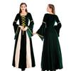 Halloween Vintage Court Dress Ball Queen Costume Gorgeous Queen Stage Drama Costume