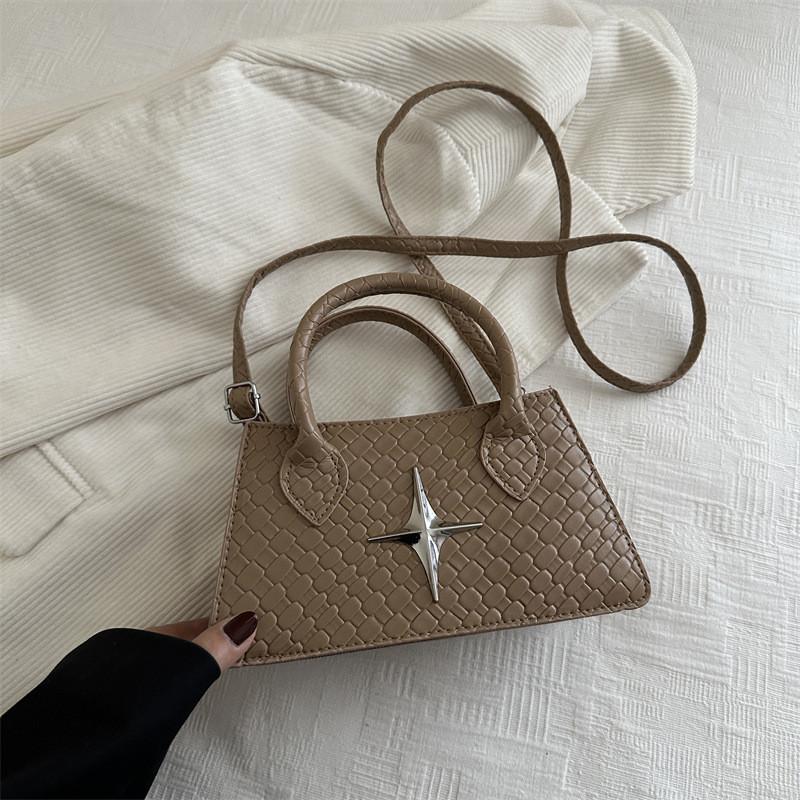 Pu Women Crossbody Bag With Star Decoration And Soft Structure For Travel City