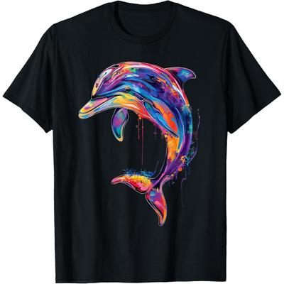 Colorful Dolphin T-Shirt