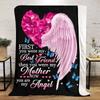 Mother Angel Plush Blanket Soft Comfortable All Seasons Perfect Sofa Office Naps Outdoor Travel Makes Great Gift