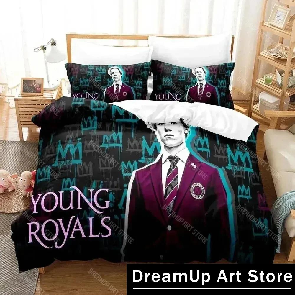 3D Print Young Royals Bedding Set Duvet Cover Bed Set Quilt Cover Pillowcase Comforter King Queen Size Boys Adult Bedding Set