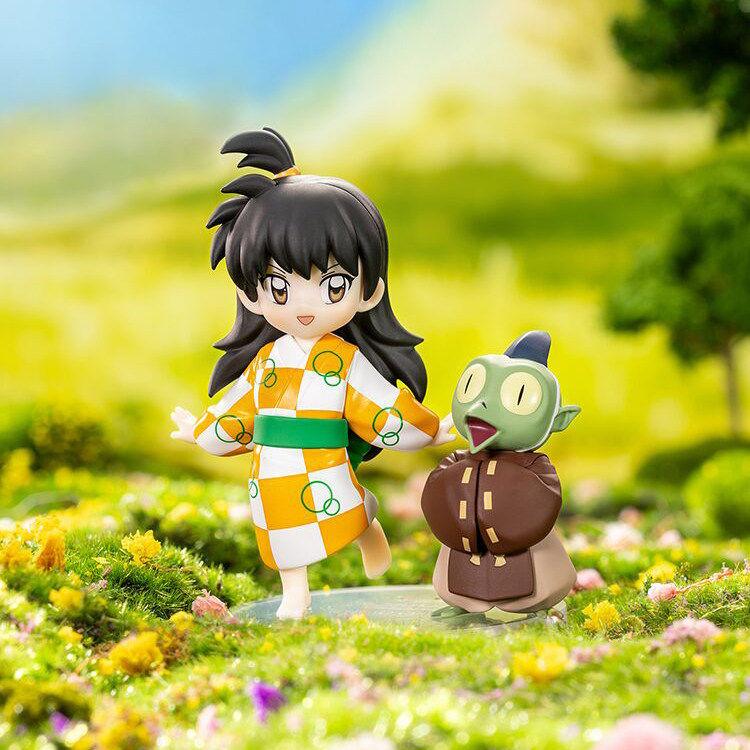 POPMART GONG Inuyasha Sengoku Journey Series Kikyo Sesshomaru Set Collectible PVC Anime Action Toy Art Figure Gift