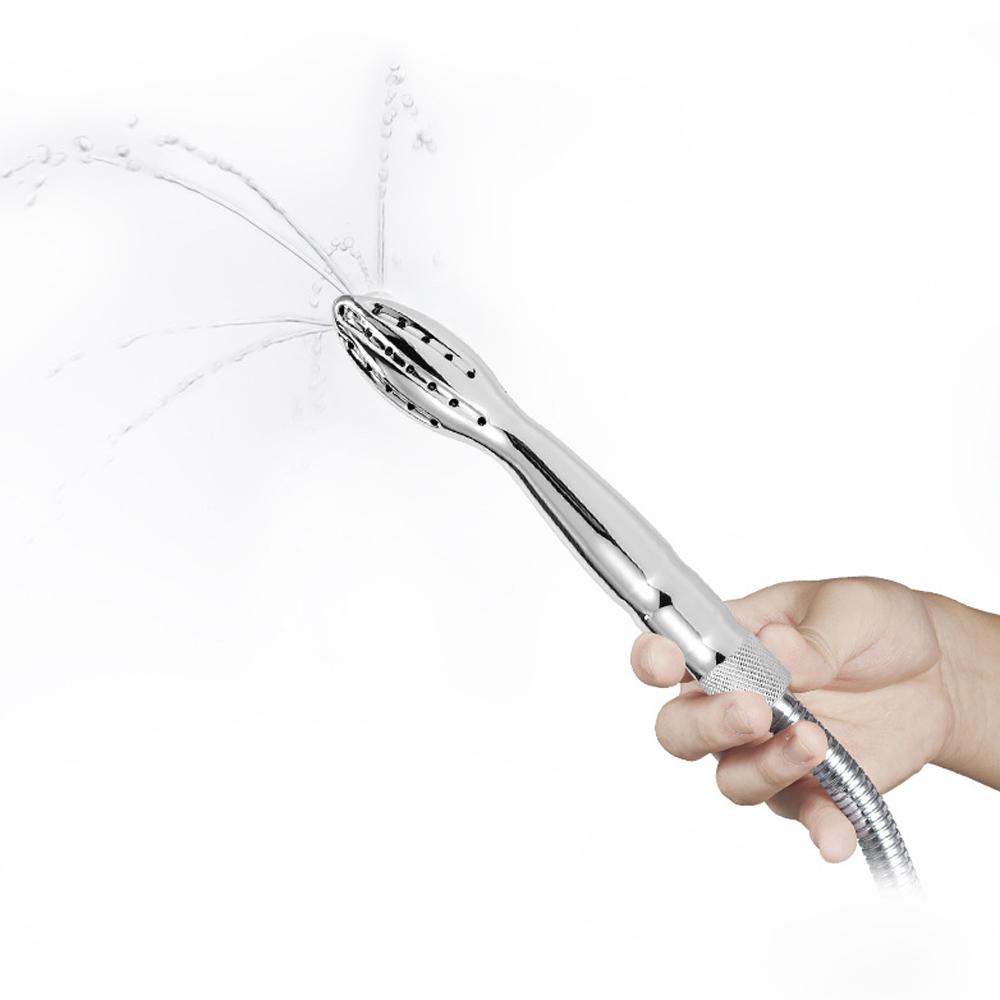 MoDi Metal Protable Enema Anal Douche for Shower Metal Anal Cleaner