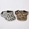 New Summer Sunshade Hat Women's Empty Top Hat Fashion Leopard Print Duck Tongue Hat Sun Protection Breathable Curved Brim Hat