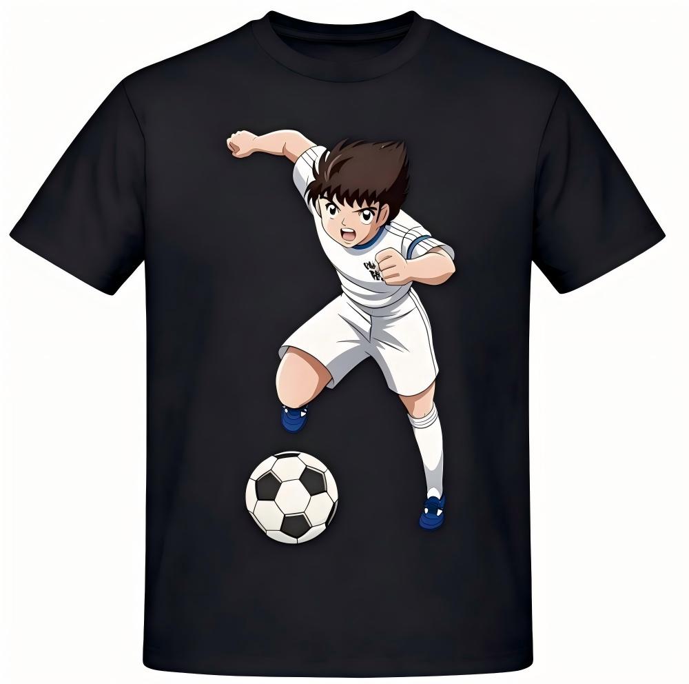 Captain Tsubasa Soccer Anime Graphic T-Shirt