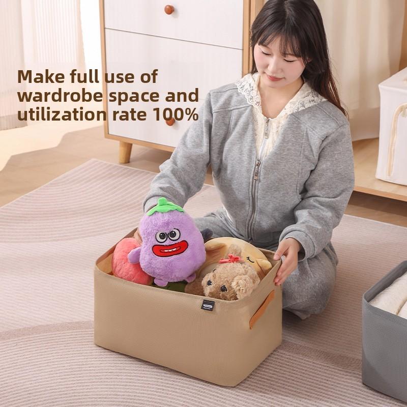 Modern Storage Organizer With Dividers For Bedroom Closet Clothing And Socks