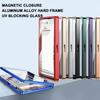 Aluminum Zinc Zinc Alloy PSA/CGC Card Case Magnetic Closure Graded Cards Protect  Table Storage Supplies