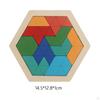 Educational Puzzles Blocks, Logical Game ,Colorful Wood Brain Teasers Toy, for Creativity