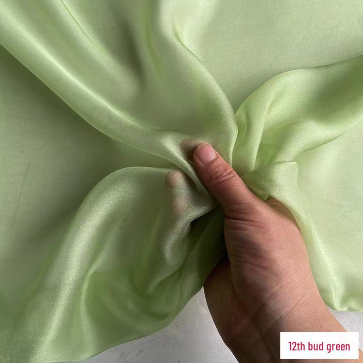 6mm Real Mulberry Silk Chiffon Fabric, 140cm Wide - Sheer and Lightweight for Scarves, Dresses, and Gowns. Retro Style.