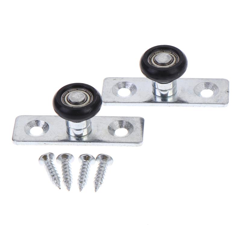 1/2Pcs Positioning Pulley Folding Door Accessories Bottom Guide Wheel Ultra-Smooth Silencing Nylon Pulley Fixed Wheel
