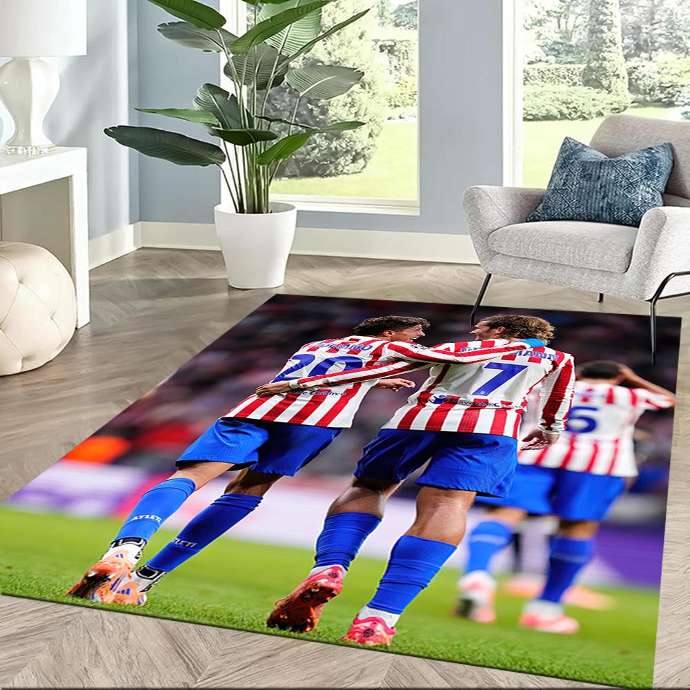 Atletico Madrid Carpet Perfect For Bedrooms Game Room Study Room Outdoor Antislip Carpet Office Home Decor