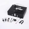 Zinc Alloy Wine Opener Kit Wine Opener Tool Set Cork Bottle Opener Kit, Professional Corkscrew Pourer Set, Gift Box Set, 9 Pcs P