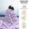 1pc Witchcraft Symbols Pattern Cartoon Blanket,Portable Throw for Travel & Camping, All Season Cozy Blanket,Ideal Gift