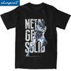 Metal Gear Solid T Shirts Men Women Cotton Vintage T-Shirt O Neck Solid Snake Tees Short Sleeve Tops Gift