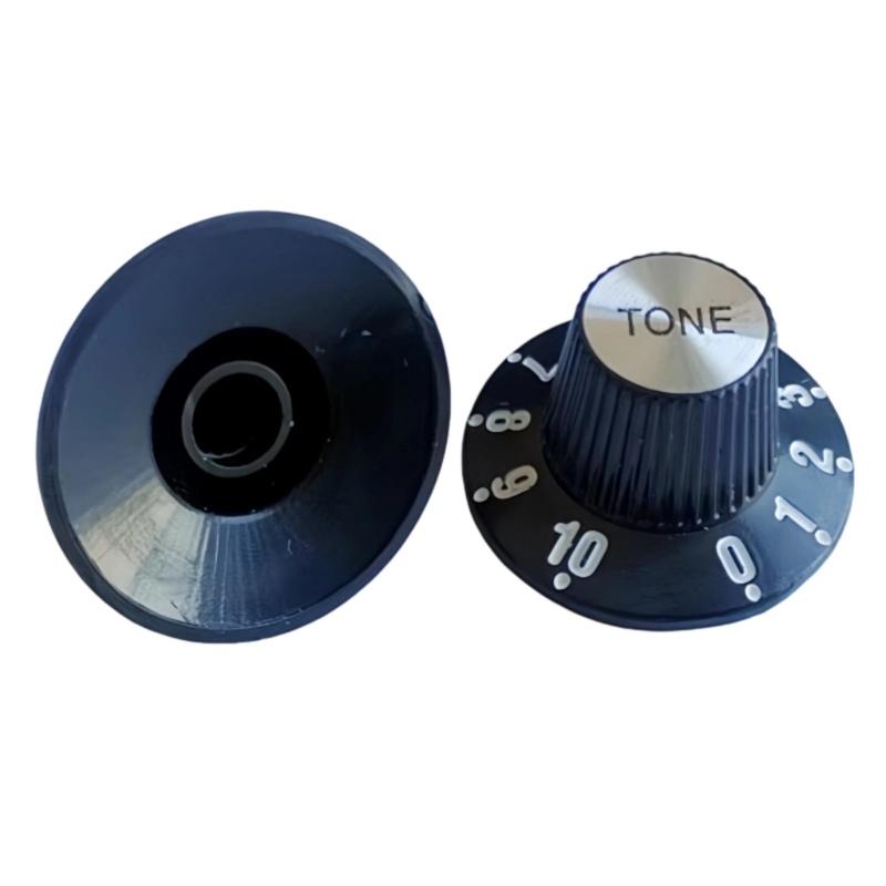 Professional 29x16mm Sound Controls Guitar Effect Knob With Textured Grip And Clear Number Markings