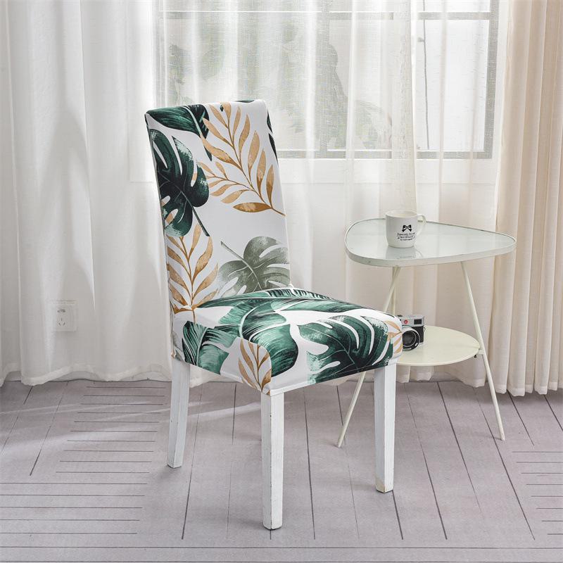 Universal Elastic Fabric Dining Chair Cover for All Seasons