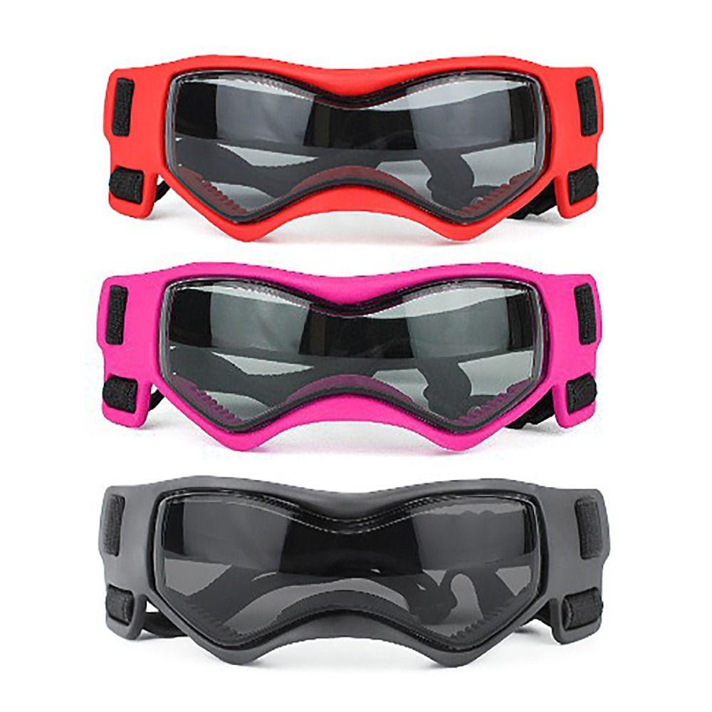 Silicon+PC+Nylon Pet Goggles Adjustable Windproof Rope Cat Dog Cool Glasses Pet Photo Props Anti UV Dog Motorcycle Glasses
