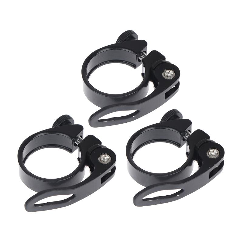 Cykel sadelpindsklemme 28,6/31,8/34,9 mm Aluminiumlegering Sadelrørsklemme Cykel Quick Release Sadelpind Til Mountainbike Rør